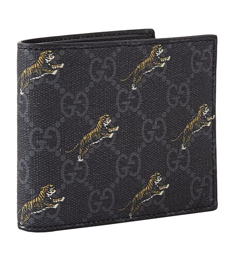 fake gucci tiger wallet|Gucci men's bifold wallet.